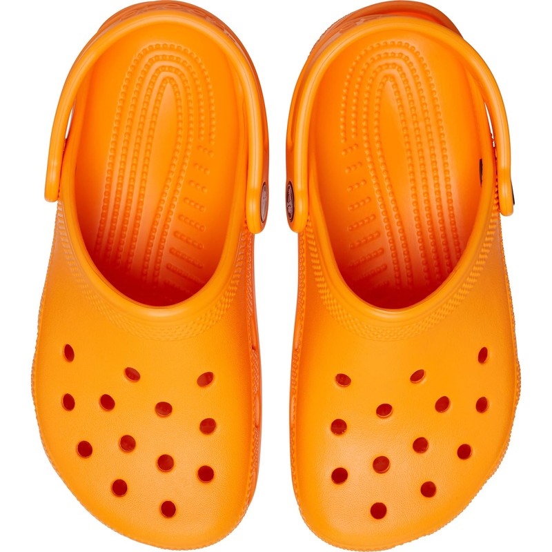 Crocs Crocs Kids' Classic Clog , Orange Zing, 4 Toddler