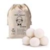 GadgetProtect Wool Dryer Balls Organic XL 6-Pack, 100% New Zealand