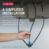Delta Vesna Brushed Nickel Bathroom Faucet 3 Hole, 8 Inch