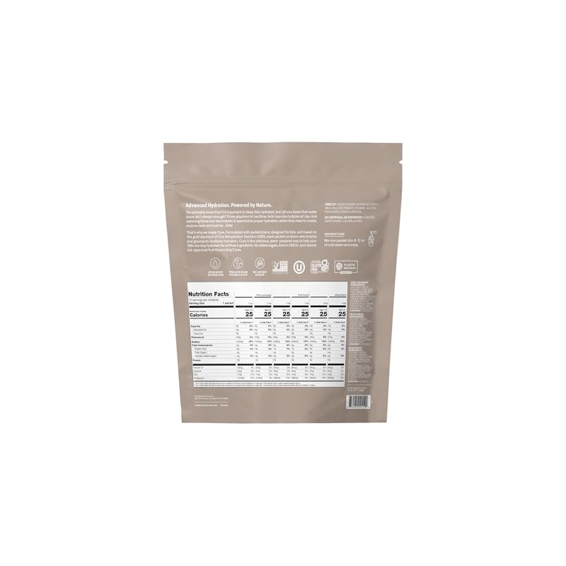 Cure Hydration Bebida de Electrolitos para Ni?os