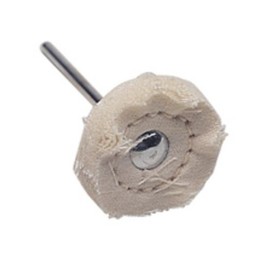 Mounted Mini Buff, Muslin Buff, 1 Inch | BUF-550.10