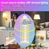 Battery Operated Light Bulb with Remote Control, 2 Pack Rechargeable