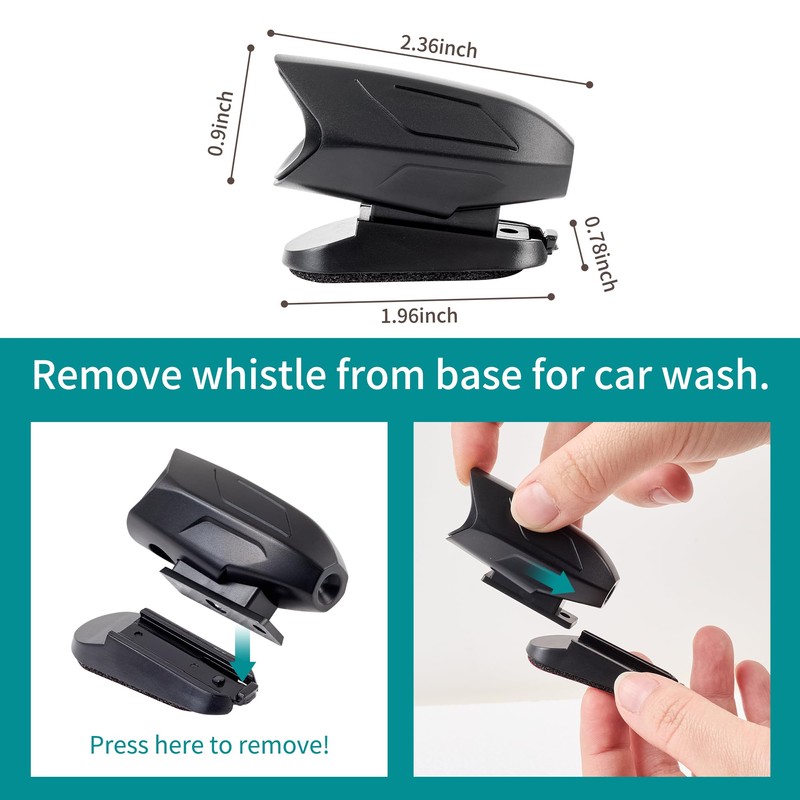 LEORAY 8Pcs Deer Whistle for Car, Auto Deer Whistle, Car