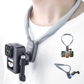 TELESIN POV Necklace Mount Accessory Mount for Hero 12 11 10 9 8 7 max Insta360 One R X2 RS DJI Action 4 Osmo Pocket 3
