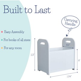 My Bambino Kids Storage Shelf Organizer Baby Room Bookcase Furniture with Honey Bees Design