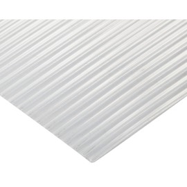 Dynalon 404225-0001 Clear Heavy Weight Polyethylene Ribbed Matting with Lab Shelf and Bench Liner,50' Length x 30" Width x 0.036" Thick, For Lining Shelves and Drawers (Pack Of 1)