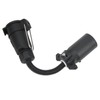 7 Way Round Trailer Plug Adapter Wire Connector RV Truck