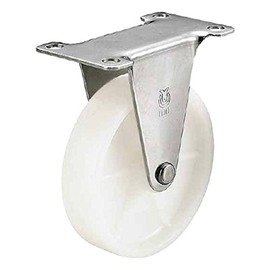 yu-ei Caster Stainless Steel Fixed Car Diameter 50 Nylon Wheels suser50 N