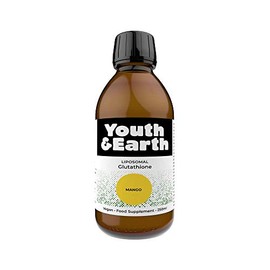 Youth & Earth | Glutathione Liposomal Liquid 400 mg | Mango Flavor - Intracellular antioxidant & Natural Anti-Ageing Supplement â Support Immune Function - Made in Germany