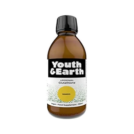 Youth & Earth | Glutathione Liposomal Liquid 400 mg | Mango Flavor - Intracellular antioxidant & Natural Anti-Ageing Supplement â Support Immune Function - Made in Germany