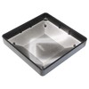 Plum Fittings 6" x 6" Square Black Post Cap for