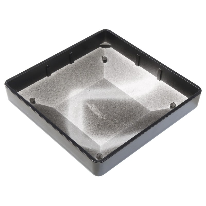 Plum Fittings 6" x 6" Square Black Post Cap for