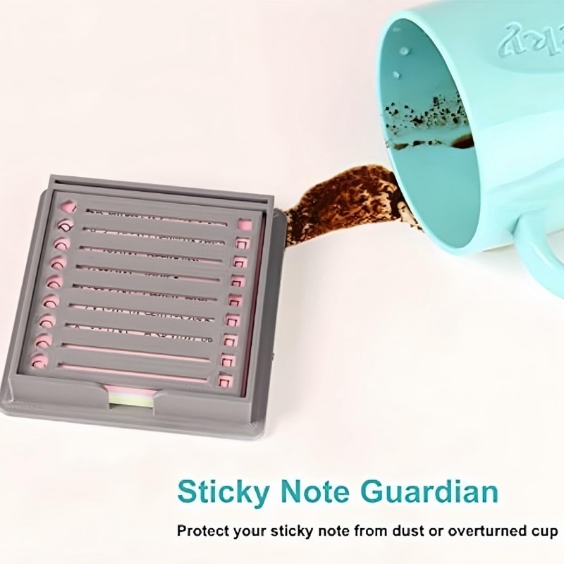Sticky Note Stencil,Sticky Note Hold/er with Stencil,Sticky No/te Line Stenc/il