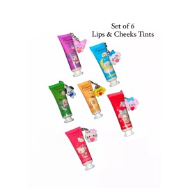 Sanrio 6 PCS- Lips & Cheeks Tint- Sanrio Makeup