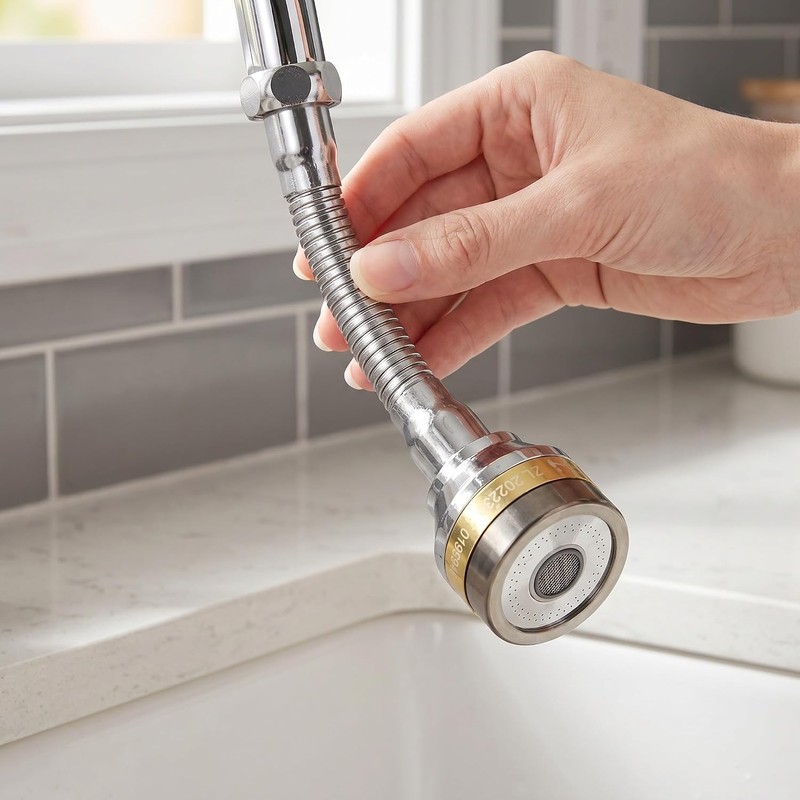 Extensor Giratorio para Aireador de Grifo de Cocina 22 MM