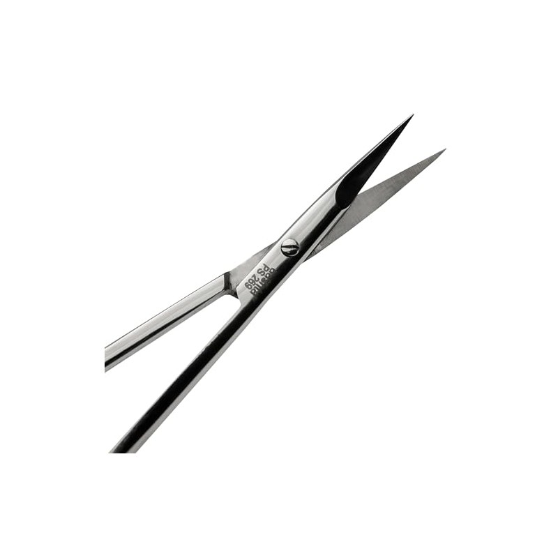 Tijera Punta Fina Curva Para Manicure Aashta Premium PS-269