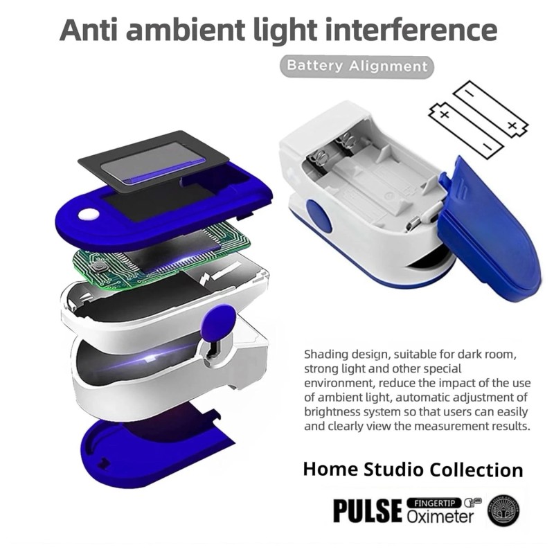 Double D store Finger Tip Pulse Oximeter LED Blood Glucose