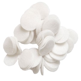 Playfully Ever After White Craft Felt Circles (1.5 Inch - 94pc)