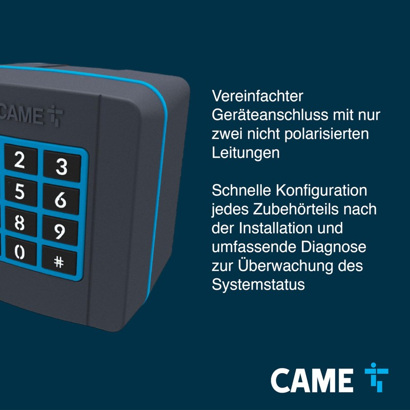 CAME Code Lock with CXN Bus Technology, 806SL-0280, Surface-Mounted, Advanced