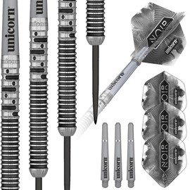 Unicorn Phase 5 Noir Dart - Black/Silver - 21g