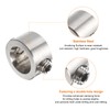 QUARKZMAN 4 Pieces 9 mm Drill Limiter Set, Adjustable Stainless