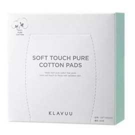 Klavuu Soft Touch Cotton Pads, 80 pieces, 3 pieces / 클라뷰 소프트 터치 코튼패드, 80개입, 3개