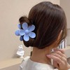 Jugielu Large Flower Hair Claw Clips Big Floral Hairclip Candy