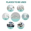 Newbealer 11 Pieces Replacement Accessories for All-in-1 Steam Mop &