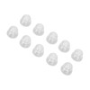 10 Pcs Sound Amplifier Dome Soft Silicone Anti Static Dual