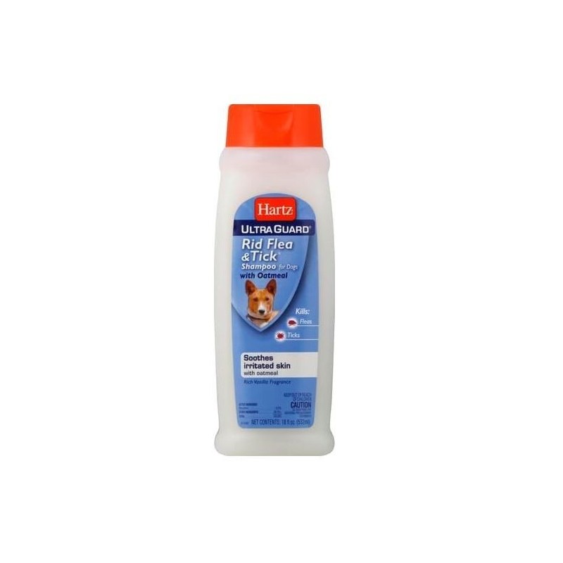 Hartz UltraGuard Rid Flea and Tick Oatmeal Shampoo for Dogs,