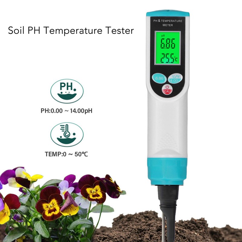 2 In 1 Soil PH Temperature Meter Soil Tester for