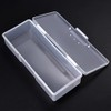 Rolabling Transparent Box Storage Case for Nail Art Equipment Manicure