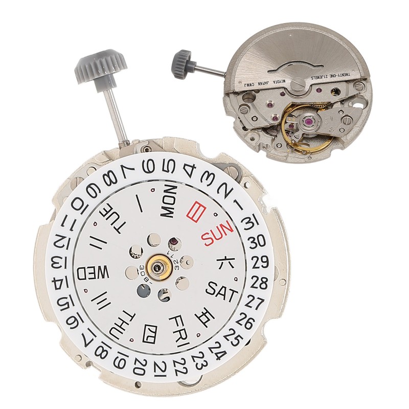 Automatic Watch Movement Professional Alloy Dual Calendar Quartz Watch Movement