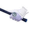 LEZAX VWGL-9054 Volkswagen Golf Gloves Ambidextrous Men's Golf Gloves, White,