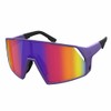 Scott Pro Shield Interchangeable Lenses Bicycle Glasses Purple/Teal Chrome