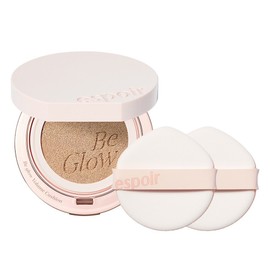 [Vegan Beauty] Espoir Bigelow Volume Cushion 13g + Puff 2p Set, No. 23 Beige, 1 Piece / [비건뷰티] 에스쁘아 비글로우볼륨 쿠션 13g + 퍼프 2p 세트, 23호 베이지, 1개