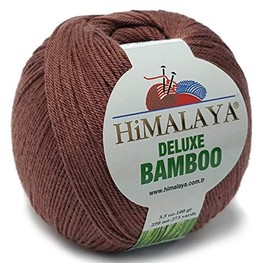 60% Bamboo 40% Cotton Himalaya Deluxe Bamboo DK & Light Worsted 8 Ply Turkish Yarn Lot of 4 Skein/Ball 400 gr Color (38)