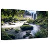 ElephantStock - Waterfall In Forest Wall Art - Horizontal Canvas