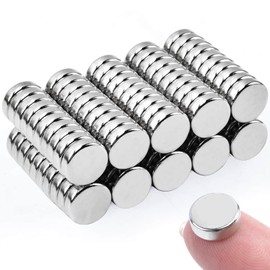 100pcs Strong Neodymium Magnets, 9x3mm Small Magnets Fridge Magnets, Muti-Use Round Magnets for Whiteboard, Circle Crafts Magnets for Notice Board Magnets, Refrigerator, DIY Office, Building