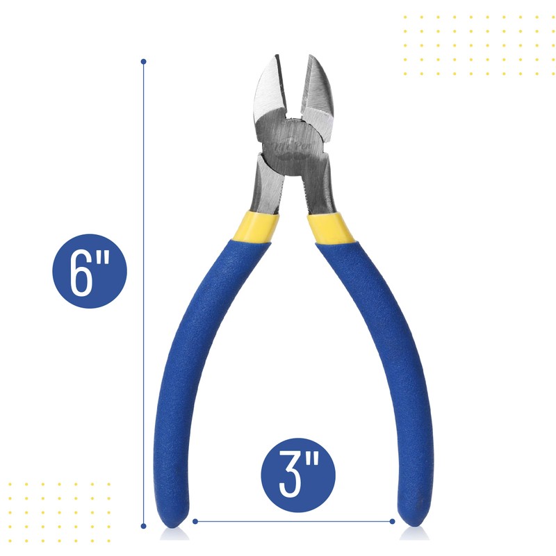 Mr. Pen - 6 Inch Diagonal & Flush Cutting Pliers