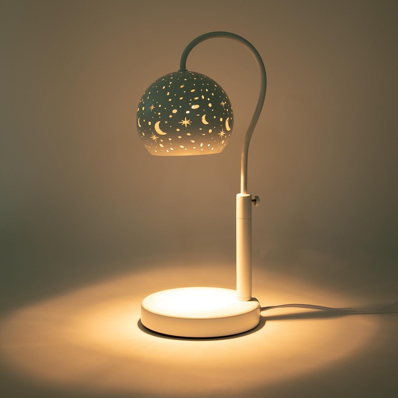 DDBESSIC Candle Warmer Lamp with Timer, Adjustable Height Electric Dimmable