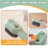 Liquid Adding Soft Fur Cleaning Brush, Multifunctional Cleaning Brush with