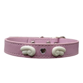 Cute Wing Heart Y2K Choker Necklace for Women - Sweet Millennium Dainty Jewelry, Adjustable Gothic Choker Necklaces for Teens Gir (Pink)
