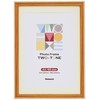 Nakabayashi F-TMS-411-LBR Two-Tone Photo Frame, A4/B5 Light Brown
