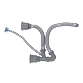 Ausla Double Sink Drain Set, Kitchen Sink Drain Hose Kit, Sink Double Drain Set Double Drain Set for Kitchen Sink