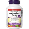 Webber Naturals Magnesium Bisglycinate 200 mg, 120 Capsules, Supports Bone
