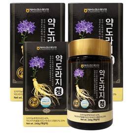 Douzone Health 더존건강 약도라지청 국내산 3년근 약도라지 240g 3개 Deozon Health Wild Bellflower Extract Domestic 3-Year-Old Wild Bellflower 240g 3 Packs