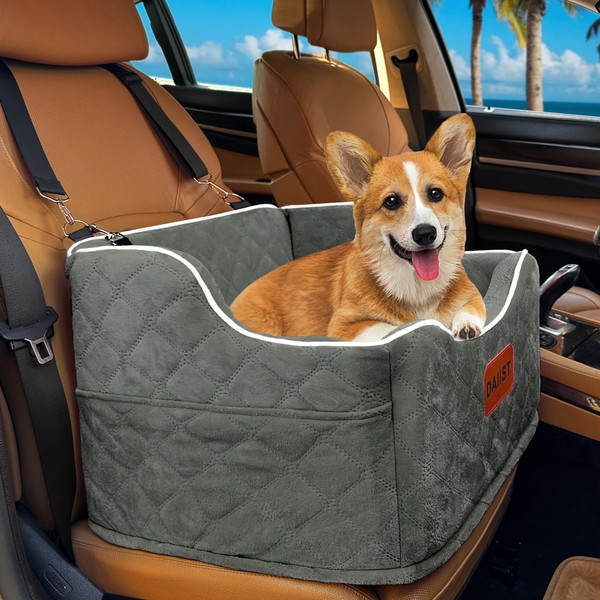 Dog Car Seat for Small Dogs, Memory Foam Dog Booster