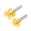 Squares Tooth Tenon Router Bit T Slot Flooring Routers Bits