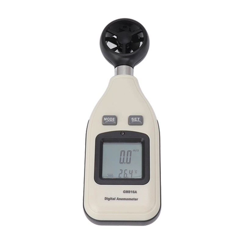 Digital Anemometer with LCD Display Wind Speed and Temperature Meter